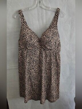 Swimsuits For All Animal Print Swimsuit Swimdress One Piece